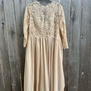 Long Maxi Beaded Formal Dress